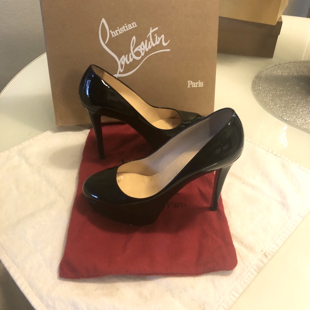 Bianca Christian Louboutin platform pumps